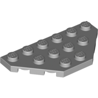 Lego destička 3x6 roh uříznutý, světle modro šedá (4211352)